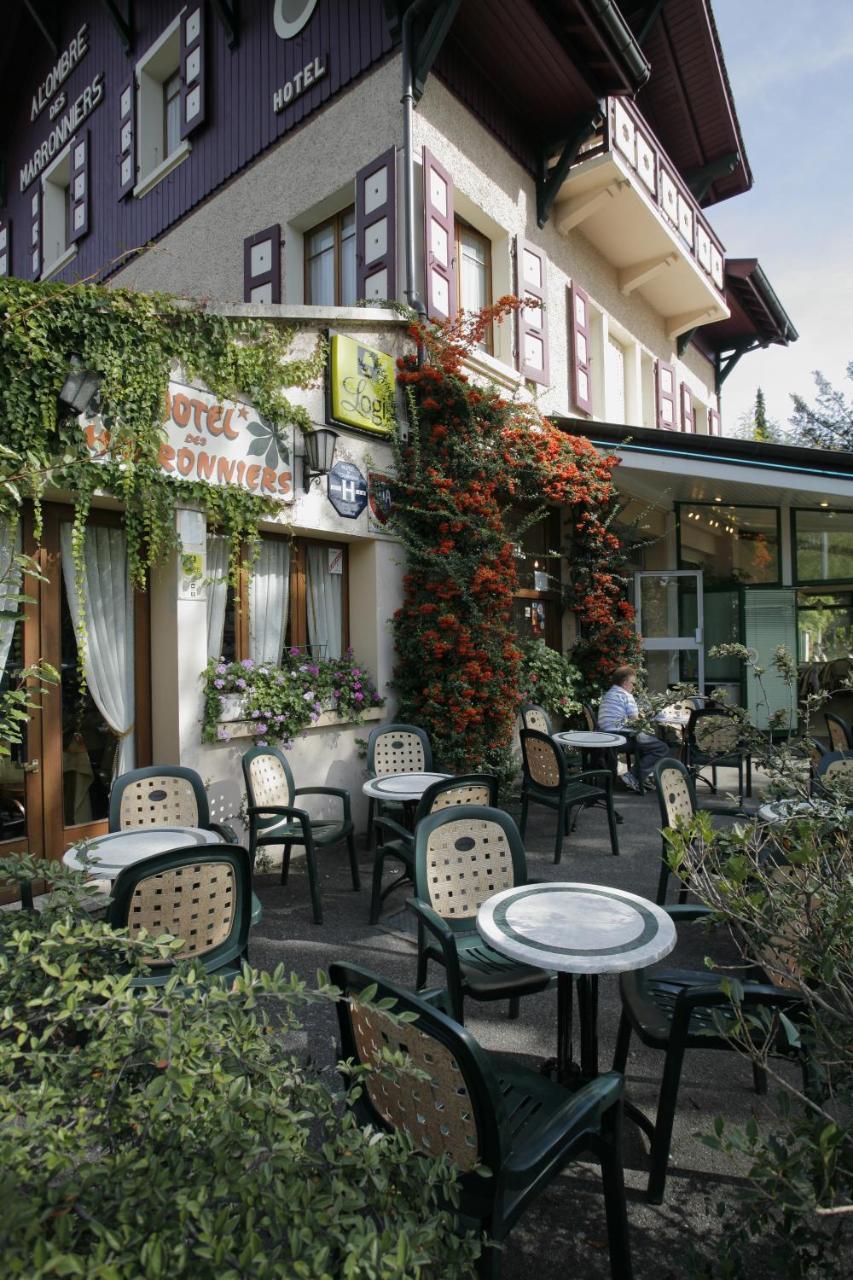 Hotel Les Marronniers Thonon-les-Bains Exterior foto